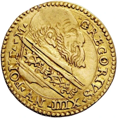 1 Scudo d'Oro - Gregory XIII ND front