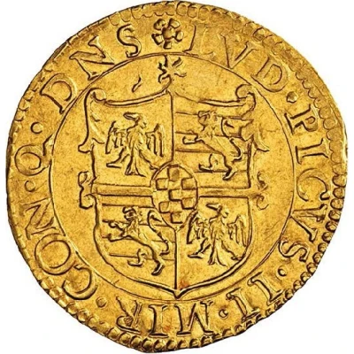 1 Scudo d'Oro - Ludovico II ND front