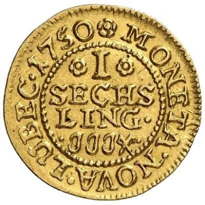 1 Sechsling Gold Pattern back