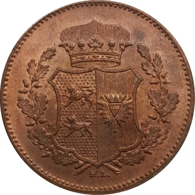 1 Sechsling Provisional Government Coinage front