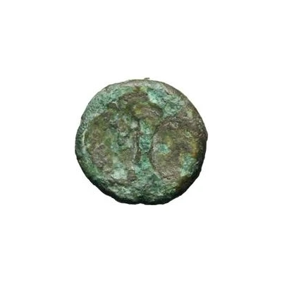 1 Semuncia Wheel / Axe; struck 225 BC - 211 BC back