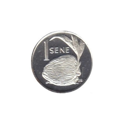 1 Sene - Tanumafili II Silver Proof issue back