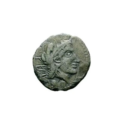 1 Sextans Series II: legend behind 215 BC - 211 BC front