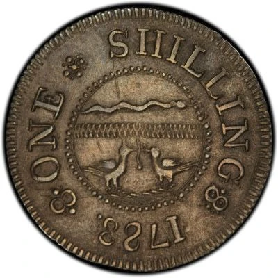 1 Shilling - Chalmers With Birds back