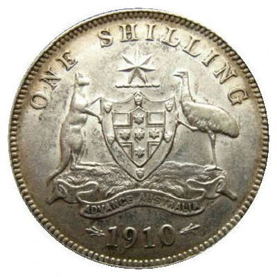 1 Shilling - Edward VII back