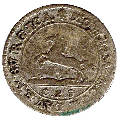 1 Shilling - George II August front