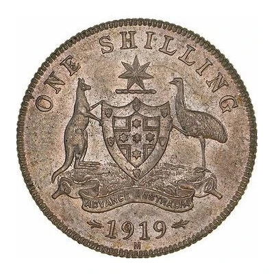 1 Shilling - George V 1919 Debased Pattern back