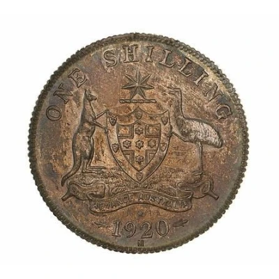 1 Shilling - George V 1920 Debased Pattern back