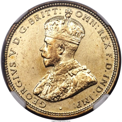 1 Shilling - George V Trial Strike front