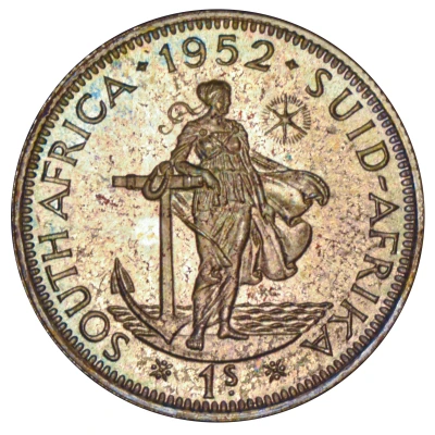 1 Shilling - George VI 1S back