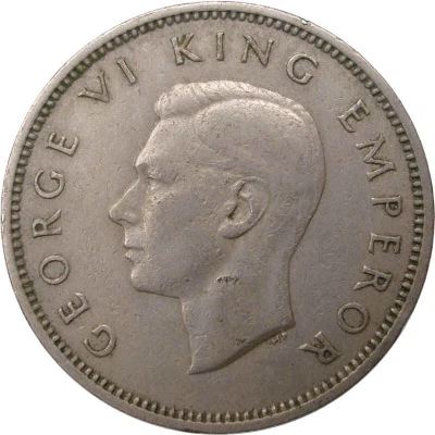 1 Shilling - George VI 2nd type front