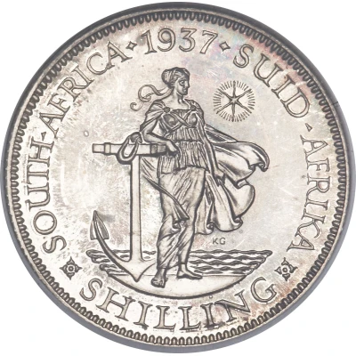 1 Shilling - George VI Rex Imperator back