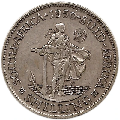 1 Shilling - George VI Sextus Rex; Shilling back