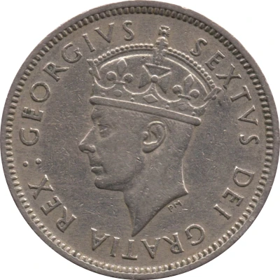 1 Shilling - George VI front