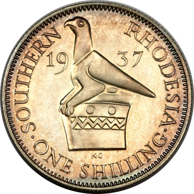 1 Shilling - George VI back