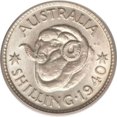 1 Shilling - George VI back