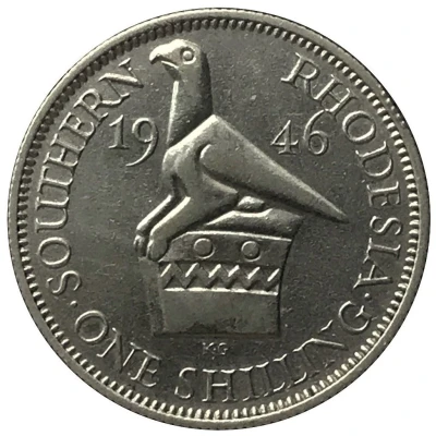 1 Shilling - George VI back