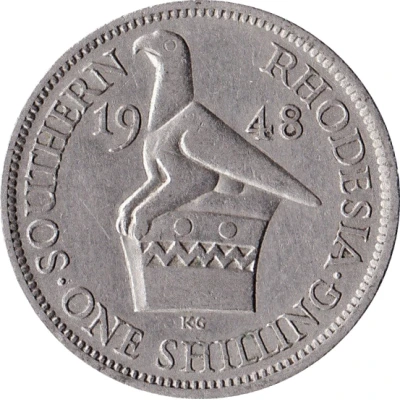 1 Shilling - George VI back