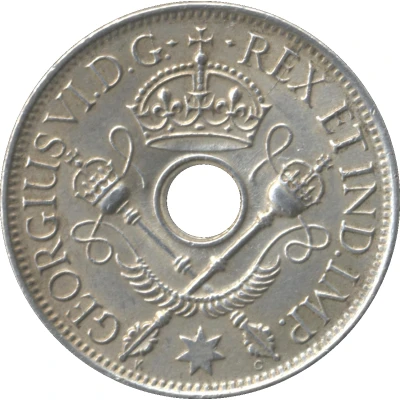 1 Shilling - George VI front