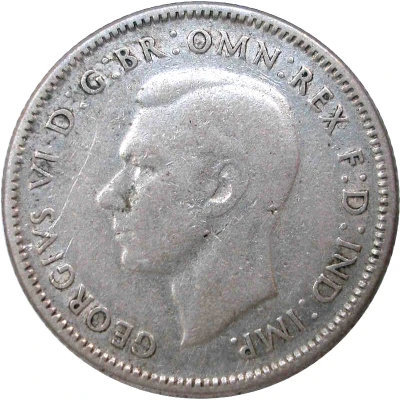 1 Shilling - George VI front