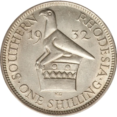 1 Shilling - George V back