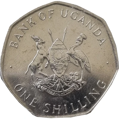 1 Shilling Nickel plated steel front