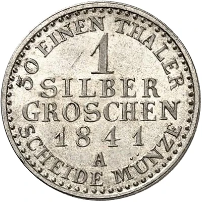 1 Silbergroschen - Frederick Günther back