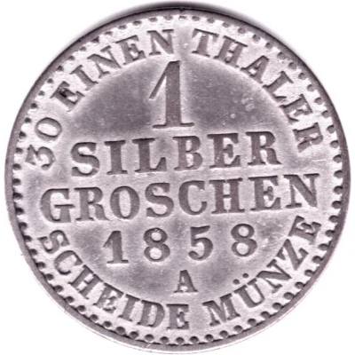 1 Silbergroschen - George William back