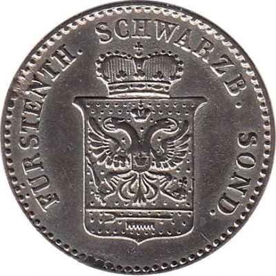 1 Silbergroschen - Günther Frederick Charles II front