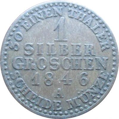 1 Silbergroschen - Henry LXII back