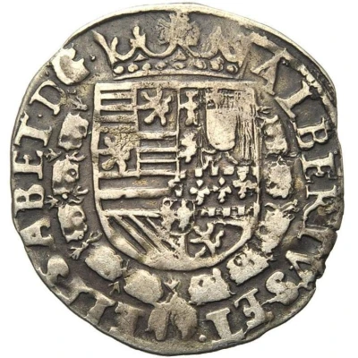 1 Silver Real - Albert and Isabella ND front