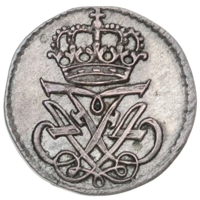 1 Skilling Dansk - Frederik IV front