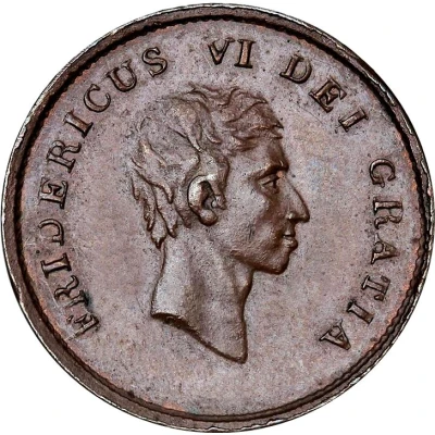 1 Skilling - Frederik VI Copper Pattern front