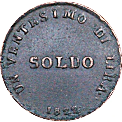 1 Soldo - Ferdinando III back