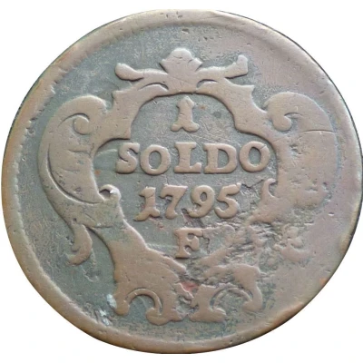 1 Soldo - Leopold II back