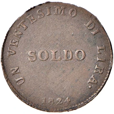 1 Soldo - Leopoldo II back