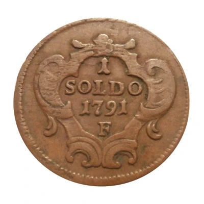 1 Soldo - Leopoldo II back