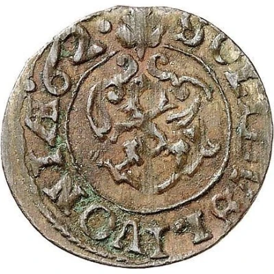 1 Solidus - Carl XI Riga back