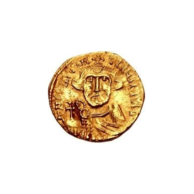 1 Solidus In the name of Constans II; Spoleto; without symbol front