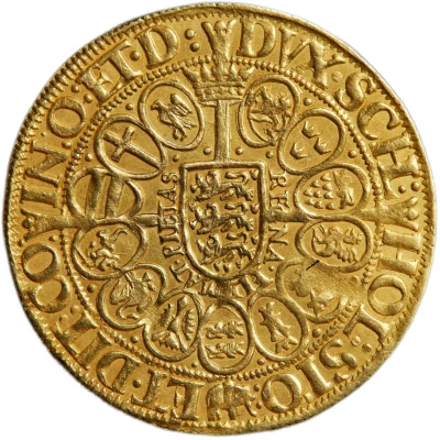 1 Sovereign - Christian IV back