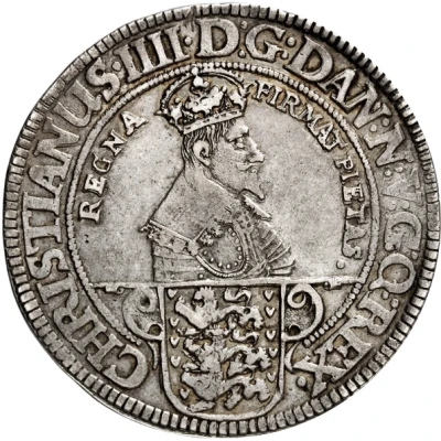 1 Speciedaler - Christian IV King bust; type front