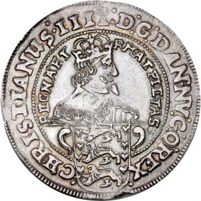 1 Speciedaler - Christian IV King bust; type front