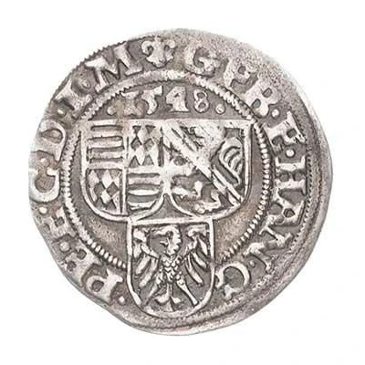 1 Spitzgroschen - Gebhard VII, John George I and Peter Ernest I front