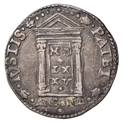 1 Testone - Gregorius XIII Jubilee back