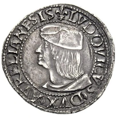 1 Testone - Ludovico XII d'Orléans ND front