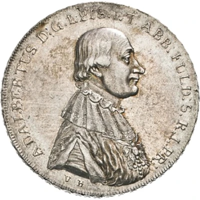 1 Thaler - Adalbert III of Harstall front