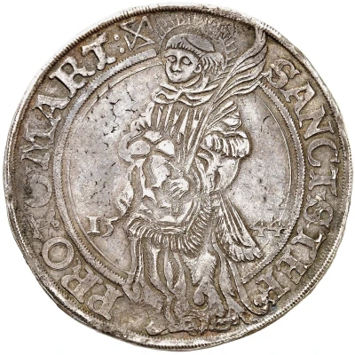 1 Thaler - Albert IV of Brandenburg back