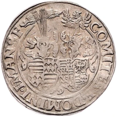 1 Thaler - Albert VII, John George I, Peter Ernest I and Christoph II back