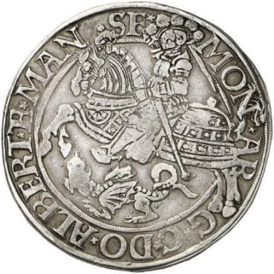 1 Thaler - Albert VII back