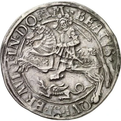 1 Thaler - Albert VII back